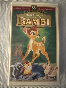 Bambi: 55th Anniversary Walt Disney's Masterpiece (VHS, Limited Edition) - Picture 1 of 12