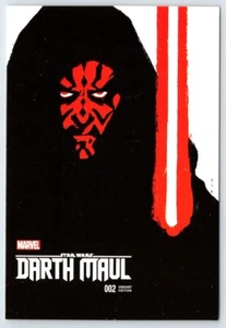 Postcard Star Wars Darth Maul #2 Variant Marvel Comic Book Cover by David Aja - Picture 1 of 2