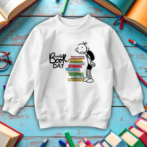 Diary of a Wimpy Kid Mens Kids World Book Day Sweatshirt Jumper Costume 1#WBD - Picture 1 of 25