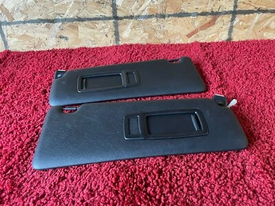BMW F30 F36 F32 LADO IZQUIERDO Y DERECHO PARASOL PANEL NEGRO CONJUNTO OEM 77MK Foto 1 de 4