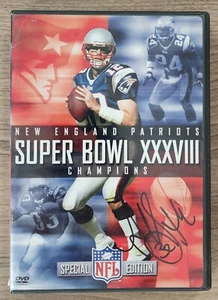 Antowain Smith Signed NE Patriots Super Bowl XXXVIII DVD Legend RAD - Picture 1 of 1