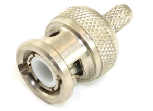 Coaxial BNC Male Crimp Connector Plug w/o Pin / Koaxial Stecker ohne Kontaktpin - Bild 1 von 1