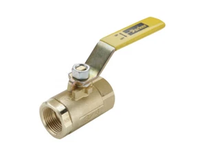Valvole a sfera manuali Parker Hannifin XV500P-6 3/8" NPT ottone femmina/femmina - Foto 1 di 1