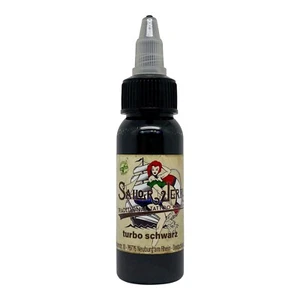 Sailor Jerry Tattoofarbe Turbo Schwarz 30ml Tattoo Farbe Tätowierfarbe Ink Black - Bild 1 von 5