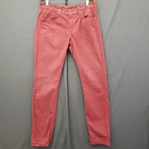J Brand Jeans Kane Denim Mens Size 36 Burgundy Slim Straight Leg 5 Pocket Cotton - Picture 1 of 17