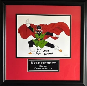 Kyle Hebert autographed inscribed framed 8x10 photo Dragon Ball Z JSA COA Gohan - Picture 1 of 2