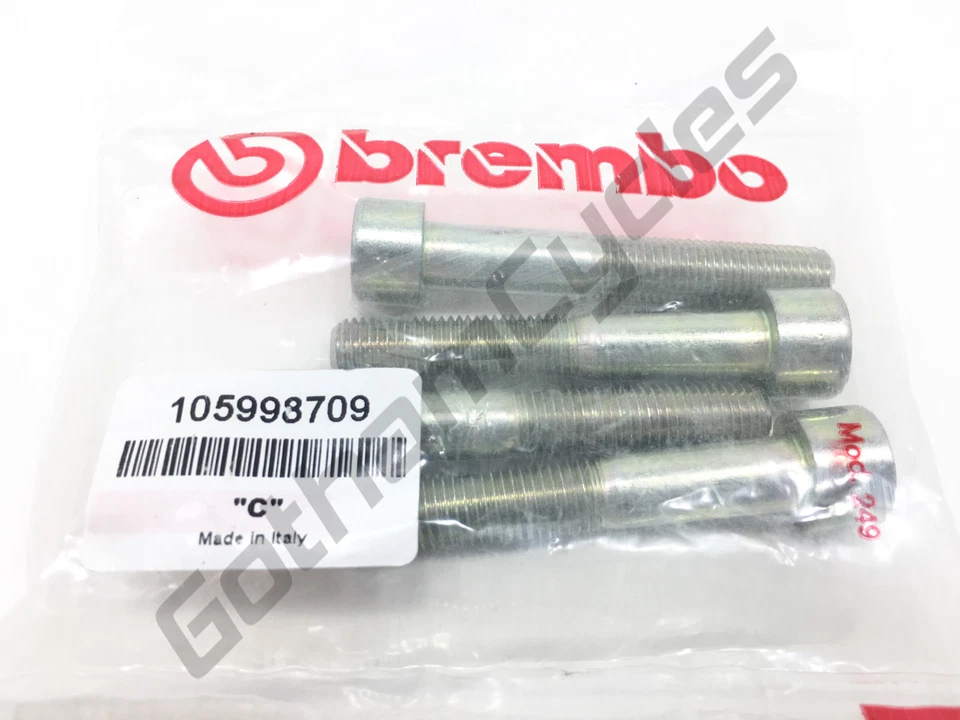 Brembo HP Radial 60mm Front Brake Caliper M4 GP4-RX GP4-RS Mounting Bolts Screws - Image 1 of 1