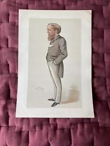 Vanity Fair SPY Print: “Palmerston’s Secretary “November 17, 1883 - Picture 1 of 6