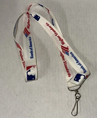 Major League Baseball World Series Bank of America Logo Ticket Lanyard Keychain - Image 1 of 3
