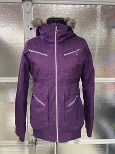 Burton Snowboard Jacket - Womens XS - DryRide - Ski Winter Coat - Purple - Picture 1 of 11