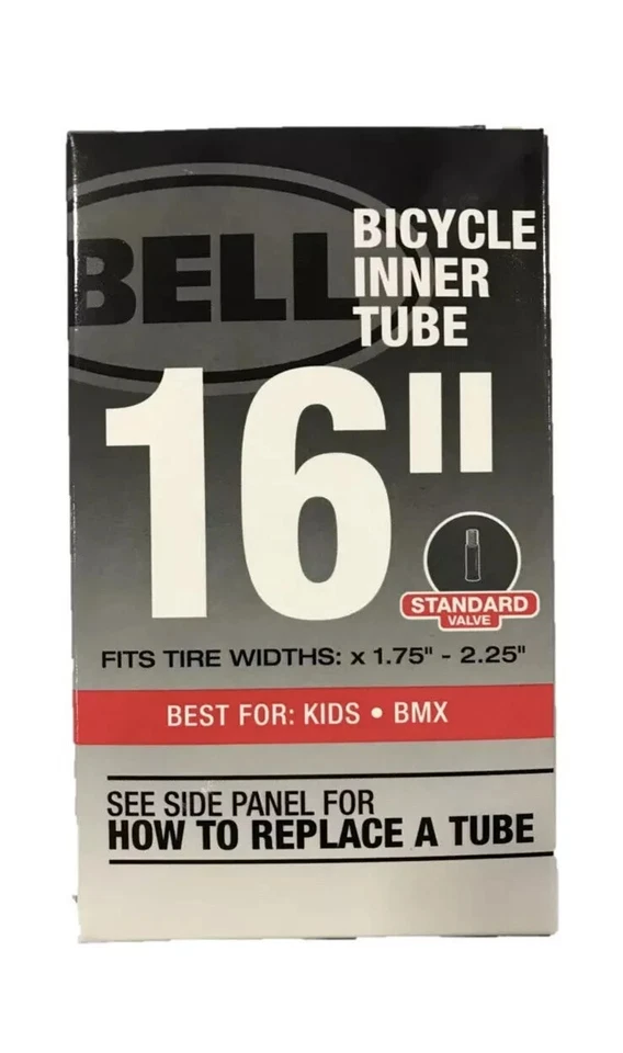 Bell Standard Replacement Bicycle Inner Tube, 16" x 1.75” - 2.25” A-5 - Image 1 of 1