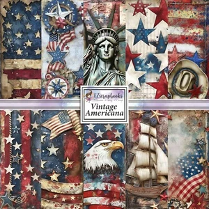 VINTAGE AMERICANA - Paper Pack - Picture 1 of 3