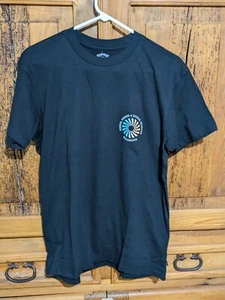 Billabong Heat Tee Schwarz Herren Medium SS Neu mit Etikett - Bild 1 von 6