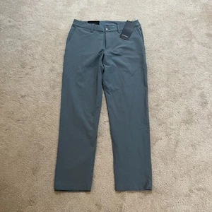 New Lululemon Men ABC Classic-Fit Trouser 33 W 32 L VersaTwill BGIB Belgian Blue - Picture 1 of 10