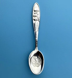 1950s Mt Rushmore Memorial Black Hills SD EPNS Silver Souvenir Spoon Collectible - Picture 1 of 6