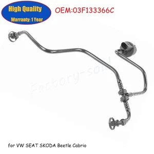 Connecting Hose For VW SEAT SKODA Beetle Cabrio Cabriolet 03F133366C - Picture 1 of 3