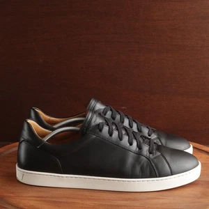 Magnanni Sneaker Herren Gr. 13 BLK Costa Lo Leder Low Top Schnürschuhe Freizeitschuhe - Bild 1 von 13