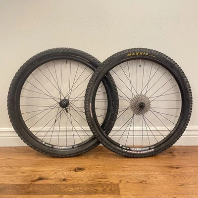 Shimano Disc Wheelset FH HB RM65 26" MTB Wheels Deore WTB SX24 Center Lock 8-10 - Image 1 of 4