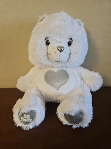 Care Bears 25th Anniversary White Tenderheart 12" Swarovski Crystal Eyes Plush - Picture 1 of 5