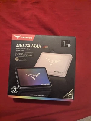 Team Group T-FORCE DELTA MAX RGB LITE 2.5" 1TB SATA III 3D NAND Internal Black - Image 1 of 2