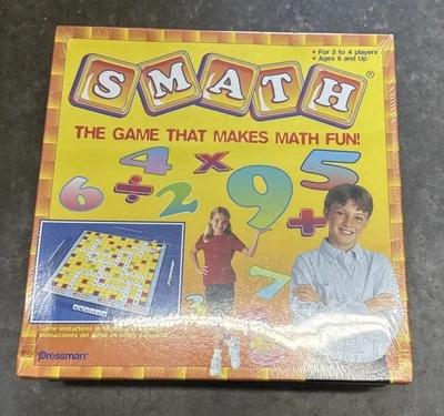NEW Math Board Game - SMath - 2 Levels of Play Educational SEALED Age 6+ - Image 1 of 2