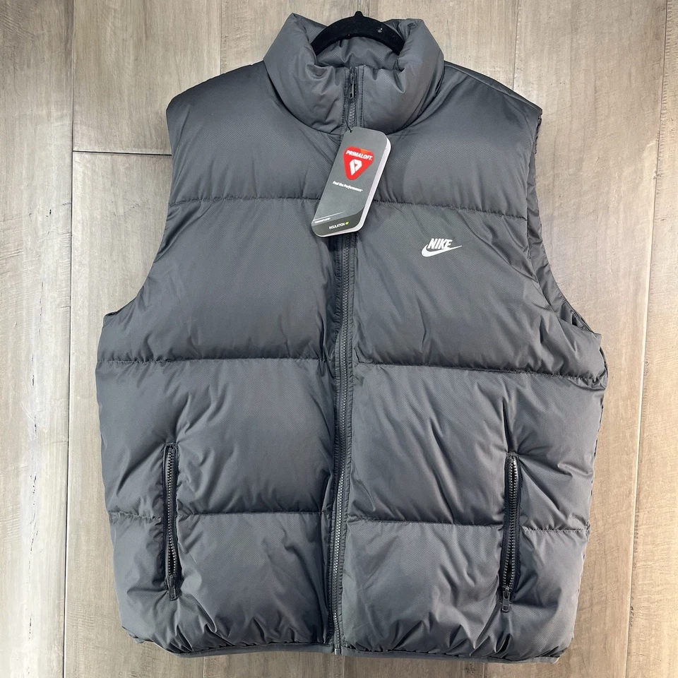 Nike Sportswear Club PrimaLoft Water Repellent Puffer Vest FB7373-068 Men’s S