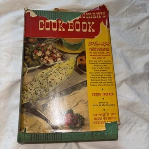 1942 The American Womans Cook Book Ruth Berolzheimer Hardcover Thumb Indexed - Picture 1 of 18