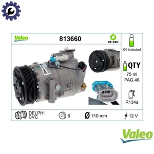 COMPRESSOR AIR CONDITIONING 813660 FOR VAUXHALL ASTRA/Mk/VI MERIVA/II  OPEL - Picture 1 of 13