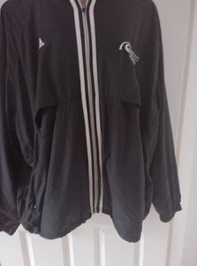 Adidas Track Top Mens black 3XL Full Zip Tracksuit Jacket - Picture 1 of 6