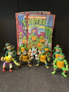 Lotto 11 figurine vintage anni 80 e 90 TMNT DON LEO MIKE RAPH + custodia da collezione - Foto 1 di 14