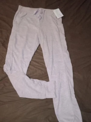 Bobbie Brooks Cozy Soft Sweatpants w/ Pocket and Cuffed Ankles Pink Plus Size 3X - Image 1 of 3