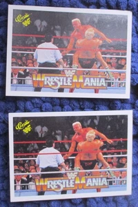 Lot of 2 Error CARDS: HISTORY OF WrestleMania COLLECTORS Series 2 Classic 1990 - Bild 1 von 2