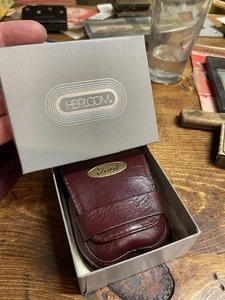 Oldtimer Ford Motor Co Bassett Maniküre Set im Lederetui Nagelknipser - Bild 1 von 7
