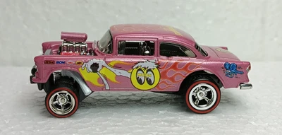 Hot Wheels Custom '55 Chevy Bel-Air Gasser, Real Riders, MOON EYES - Image 1 of 4