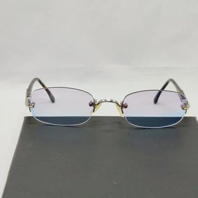 Montblanc Meisterstuck Anteojos Monturas Sin Montura Solo-20-135 Plata Metal FRANCIA Foto 1 de 4