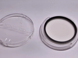 GENUINE OLYMPUS L39 UV 55MM SCREW IN CLEAN METAL FILTER IN ITS CASE - Picture 1 of 9
