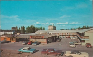 Prince George BC. Canada Camelot Court Motel UNP Chrome Postcard - Picture 1 of 2