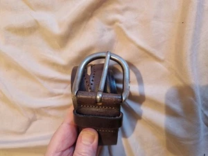 Per Una Brown Italian Leather Belt In Large - Picture 1 of 5