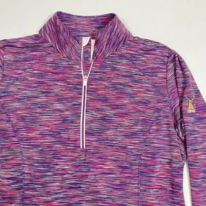 Zero Restriction 1/4 Zip Womens Medium Purple Pink Hartford 1896 Golf Pullover - Picture 1 of 14
