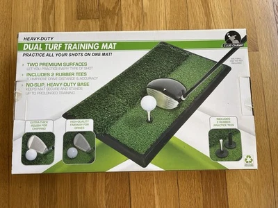 Alfombrilla de golf de doble césped de alta resistencia Foto 1 de 3