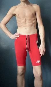 Men’s New Balance Men's Athletics Half Tight 2.0 in Salsa Red - Small, NWT - Picture 1 of 11