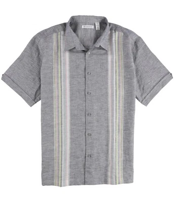 Camisa abotonada con panel para hombre CubAvera, multicolor, XX-grande Foto 1 de 2