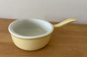 Tazón de sopa vintage Shenango China Restaurant Ware - amarillo y blanco - Imagen 1 de 10