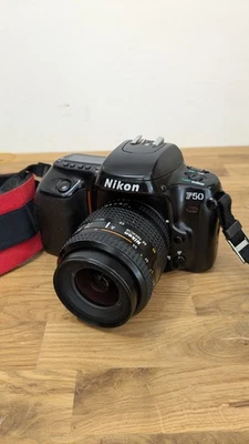Nikon F50 35mm SLR Film Camera Nikon AF Nikkor 35-80mm 1.4-56 Faulty Good lens - Image 1 of 4