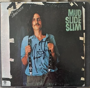 JAMES TAYLOR SIGNED VINYL MUD SLIDE SLIM JSA COA AUTOGRAPH RECORD ALBUM LP - Picture 1 of 2