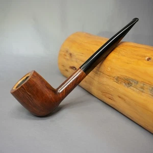 Pipa tabacco Denicotea Curling 0807 foderata in schiuma di mare biliardo radica - Foto 1 di 20