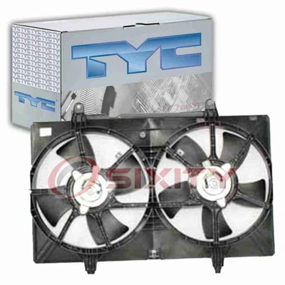 Conjunto de ventilador de radiador y condensador doble TYC para correas Nissan Quest 2004-2009 ts Foto 1 de 4
