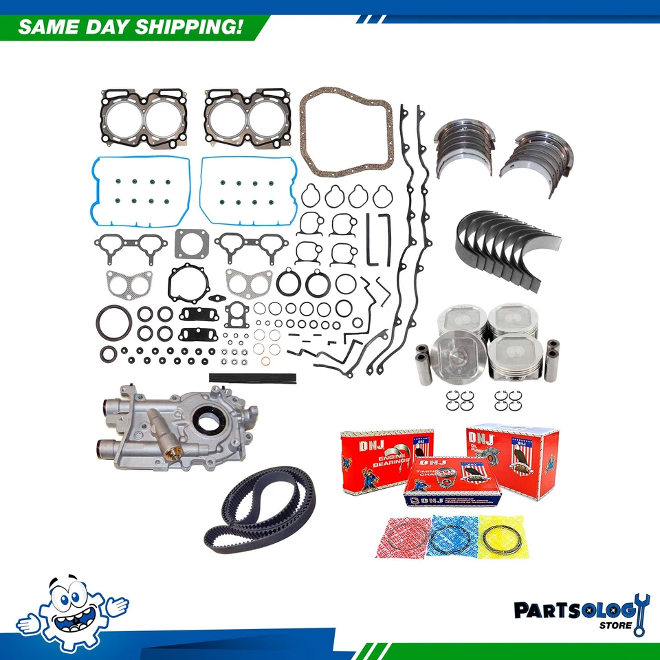 DNJ EK710M Master Engine Rebuild Kit For 97-99 Subaru Forester 2.5L H4 DOHC 16v - Image 1 of 4