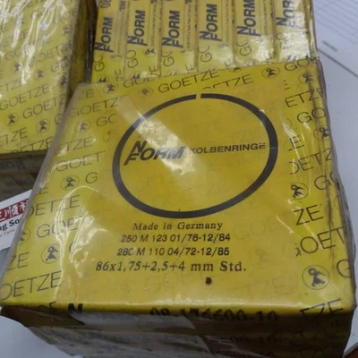 M110 Mercedes 280SE 280S 280E W126 W116 W123 Piston Ring 86mm Goetze 08-1766 - Image 1 of 3