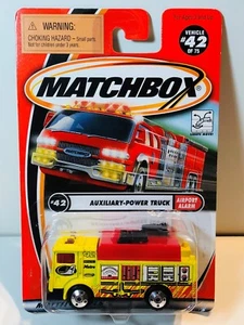 MATCHBOX MB42/57 MACK AUXILIARY POWER TRUCK YELLOW with 4 SPOKE DOME WHEELS - Picture 1 of 1